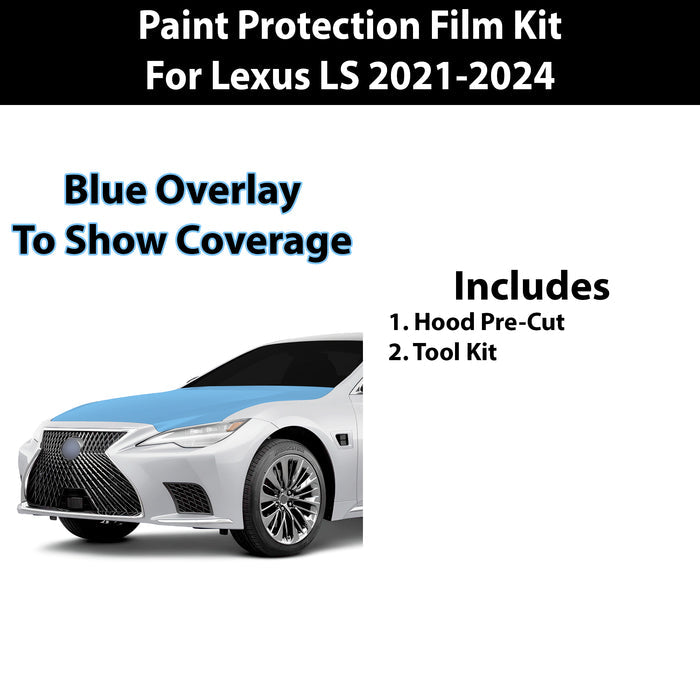 Precut Premium Paint Protection Film Clear Bra PPF Decal Film Kit Cover Fits Lexus LS 2021 - 2024 - Bogar Tech Designs