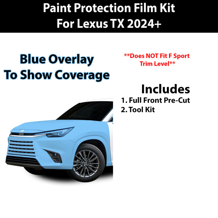 Fits Lexus TX 2024+ Precut Premium Paint Protection Film Clear Bra PPF Decal Film Kit - Bogar Tech Designs