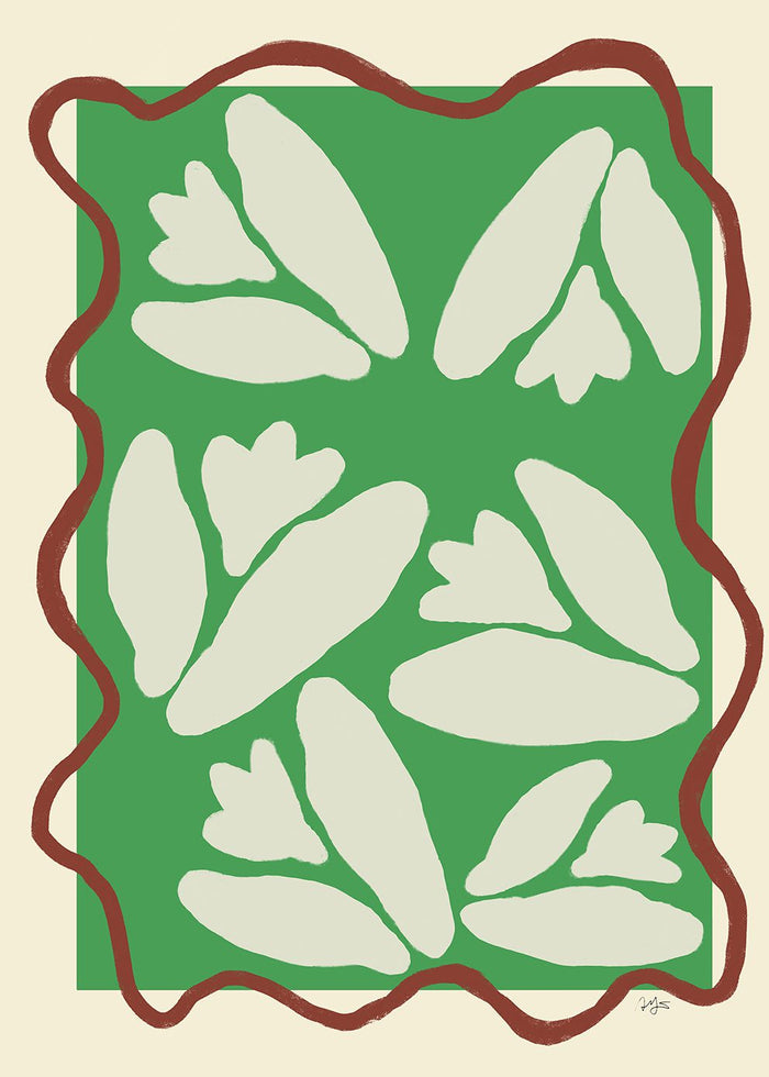 Lily of the Valley Green by Anna Mörner