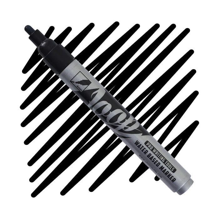 bullet Nib 4mm Loop black waterbased  paint marker
