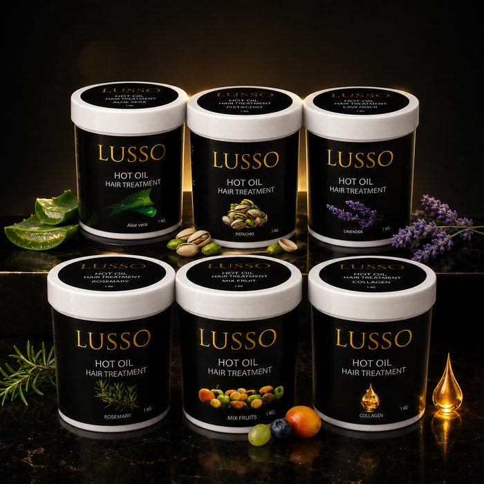 LUSSO Hot Oil Hair Treatment 1 KG – six variant collection