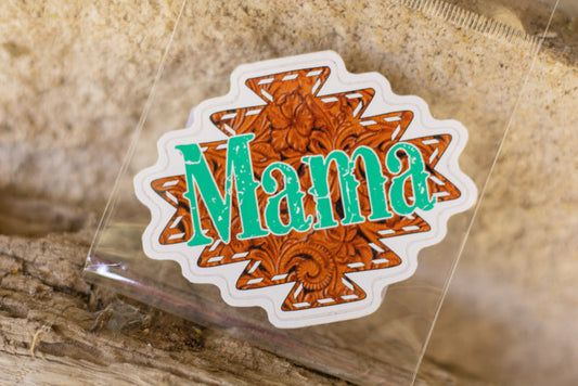 Mama Tooled Aztec Sticker