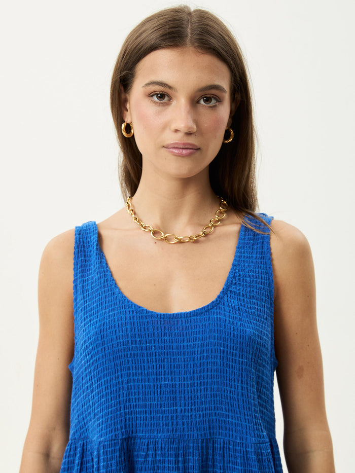 Marina Jesse - Hemp Seersucker Mini Dress | Marina-Image 4
