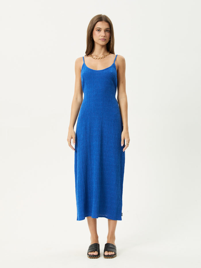 Marina Rumi - Hemp Seersucker Maxi Dress | Marina-Image 1