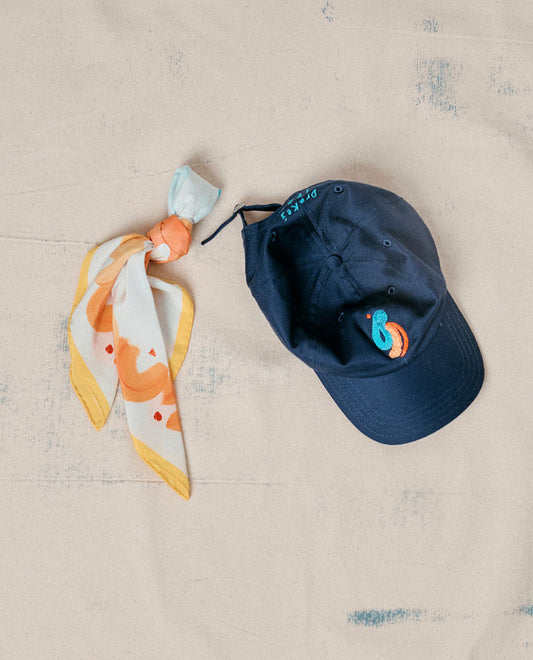 Mayumi Y. for Drake’s Navy Cotton Twill Baseball Cap
