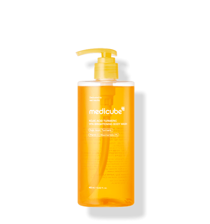 Medicube Kojic Acid Tumeric Vita Brightening Body Wash 400 ml - DOKAN