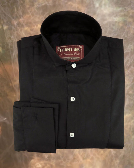 Men's Tuxedo Shirt - Black