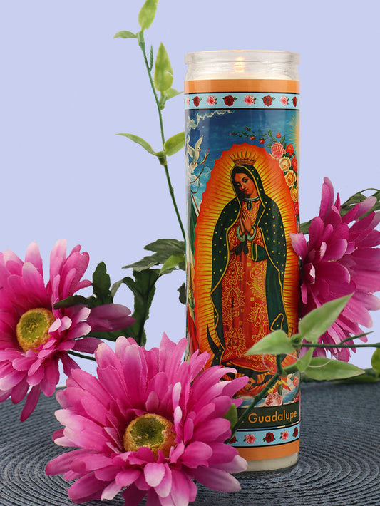 Mexican Candle | Virgen de Guadalupe-Image 1