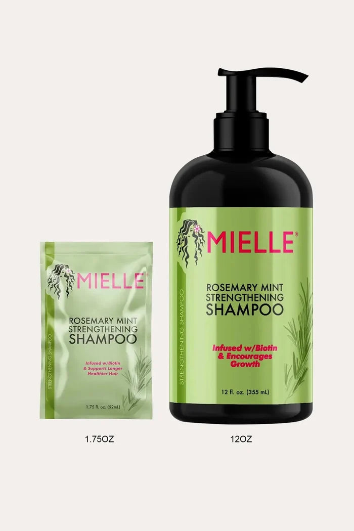 MIELLE ROSEMARY MINT STRENGTHENING SHAMPOO INFUSED W/ BIOTIN & ENCOURAGING GROWTH MIELLE ORGANICS