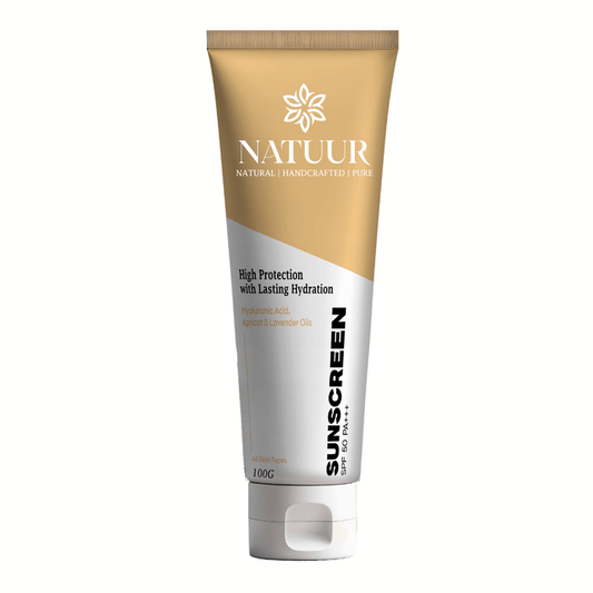 Mineral Defence Sunscreen SPF 50 PA+++ | Hyaluronic acid | Apricot | Lavender | Protect | Hydrate| Defend