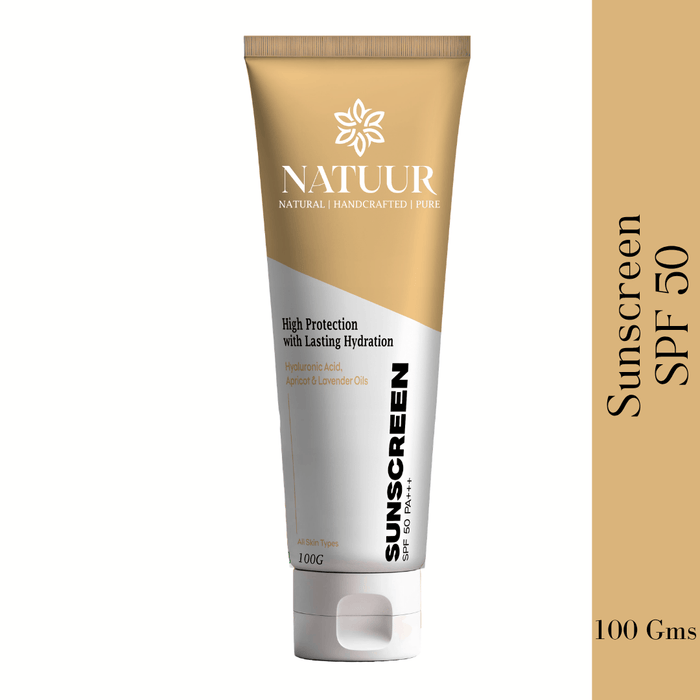 Mineral Defence Sunscreen SPF 50 PA+++ | Hyaluronic acid | Apricot | Lavender | Protect | Hydrate| Defend