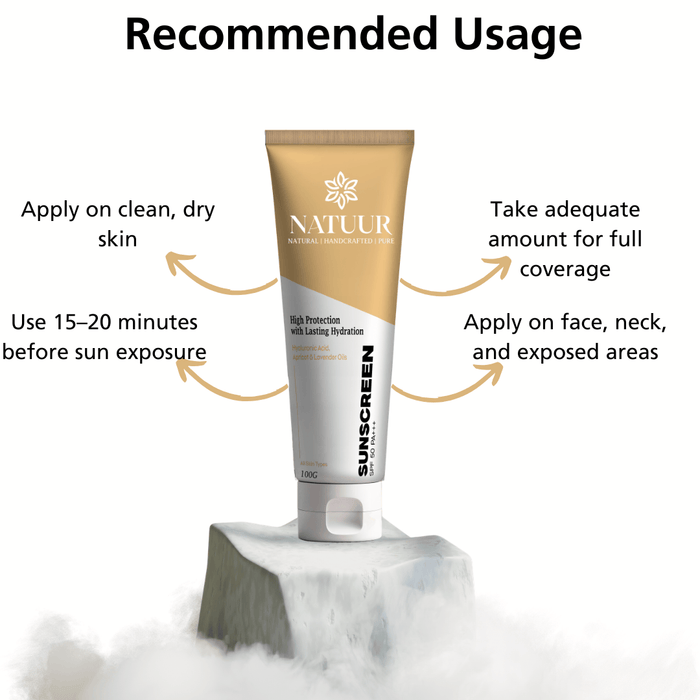 Mineral Defence Sunscreen SPF 50 PA+++ | Hyaluronic acid | Apricot | Lavender | Protect | Hydrate| Defend