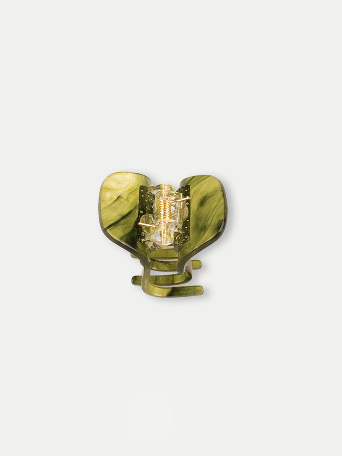 Mini Eco Hair Claw | Jade-Image 2