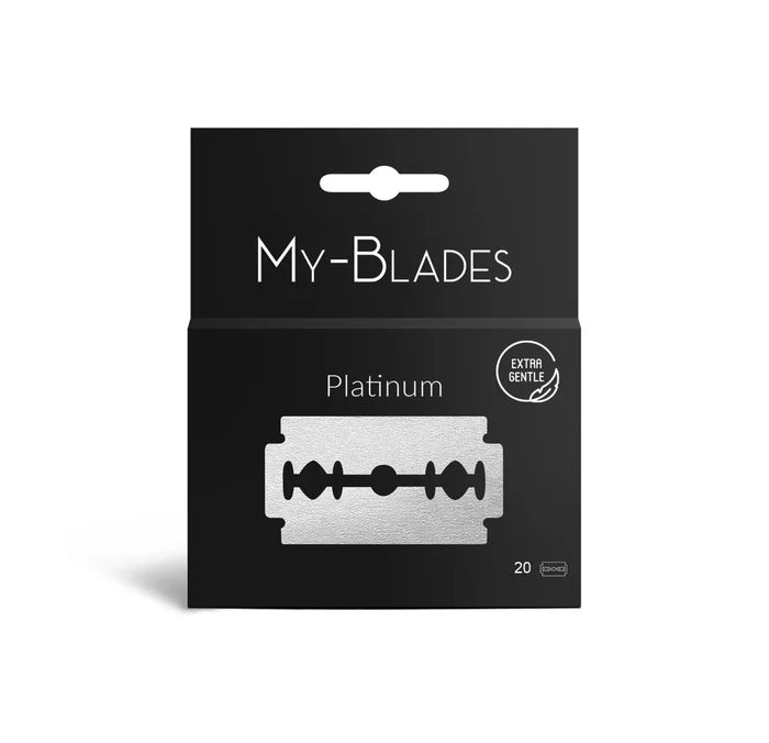 MY BLADES DOUBLE EDGE BLADES 20 PIECES - PLATINUM