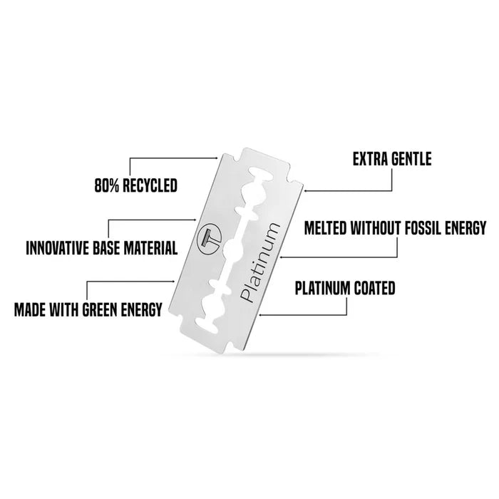 MY BLADES DOUBLE EDGE BLADES 20 PIECES - PLATINUM