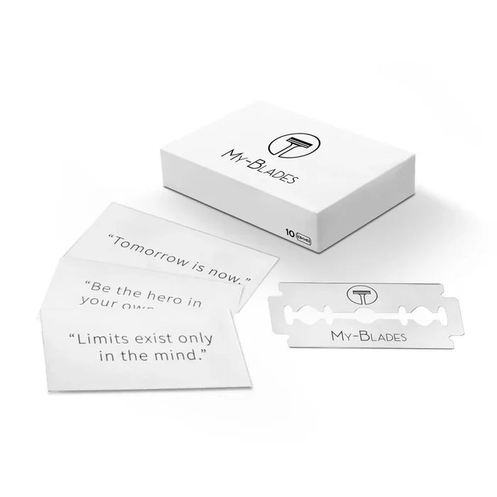 MY BLADES DOUBLE EDGE BLADES 20 PIECES - PLATINUM