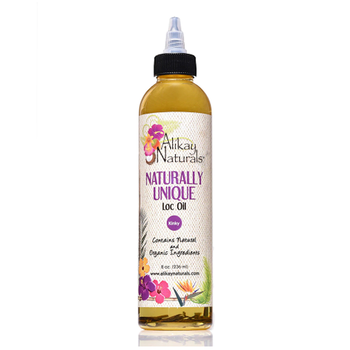 NATURALLY UNIQUE Loc Oil 8oz by ALIKAY NATURALS
