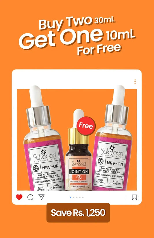 Nerve-on (30ML) x 2 + Joint-on (10ML) - Buy 2 & Get 1 FREE