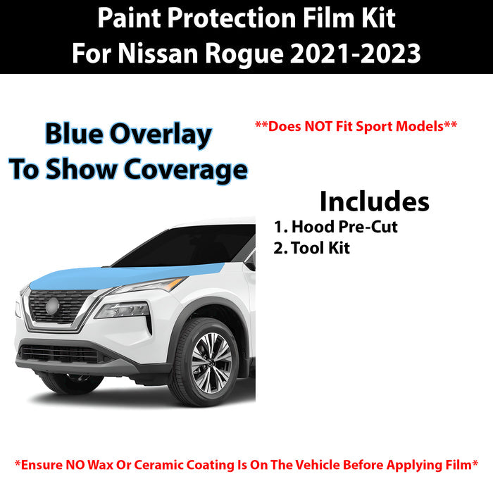 Fits Nissan Rogue 2021 - 2023 Precut Premium Paint Protection Film Clear Bra PPF Decal Film Kit Cover - Bogar Tech Designs