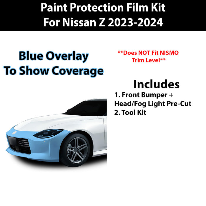 Fits Nissan Z 2023+ Precut Premium Paint Protection Film Clear Bra PPF Decal Film Kit - Bogar Tech Designs
