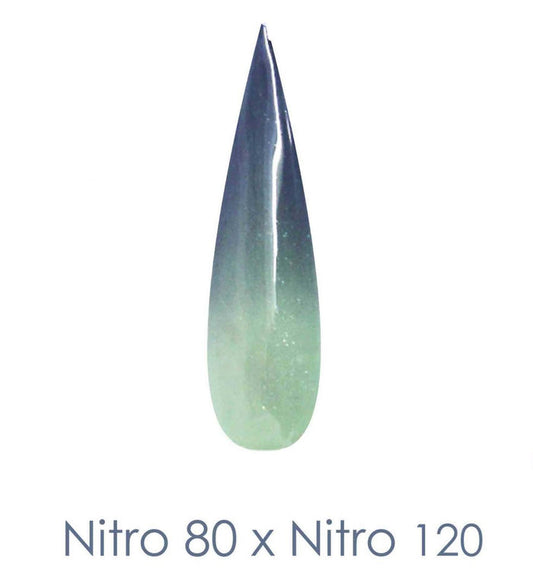 Nitro Dipping Powder - Set of 2 Ombre Colors 2oz/Jar - SHARP EDGE (NT080 X 120)