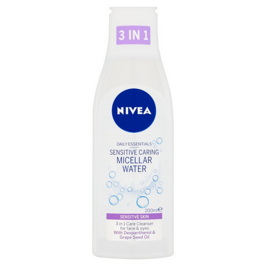 Nivea Daily Essentials 3 In 1 Sensitive Caring Micellar Water, 200ml