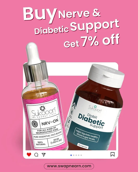 Nrv On 30ml + Diabit Capcules