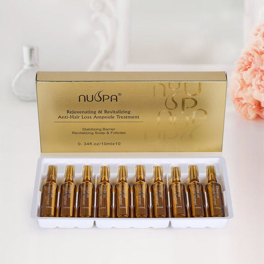 NUSPA Rejuvenating & Revitalizing Anti-Hair Loss Ampoule Treatment 10ML x 10 - DOKAN