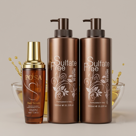 Sulfate Free Argan Oil Hair Care Set - DOKAN