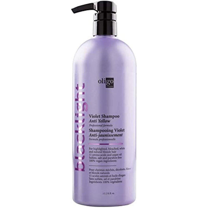 Oligo Blacklight Violet Shampoo Anti-Yellow (Runway) - Oligo | Available at Studio 360 Salon, Chatham, NJ