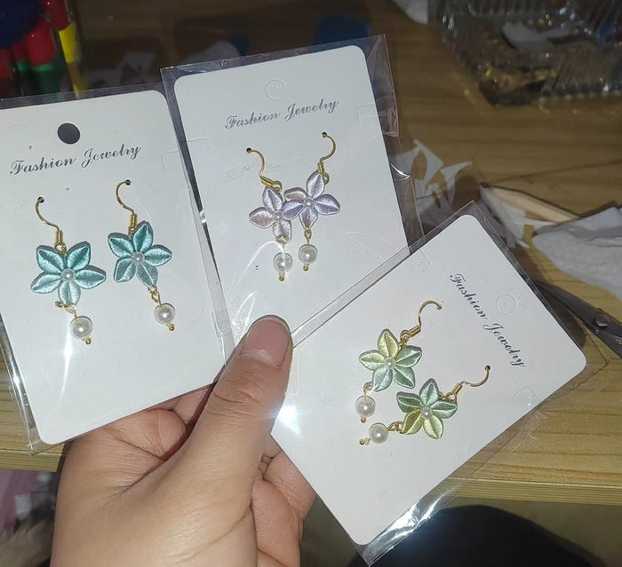 PF004 - Flower Chanhua Earrings - Wholesale