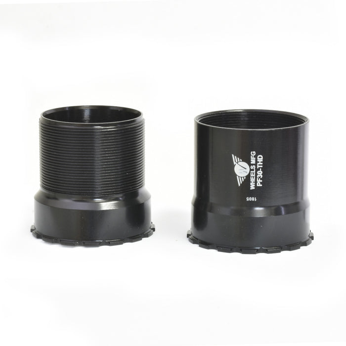 PF30 Threaded Angular Contact BB (Black)
