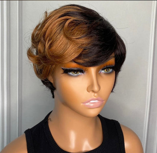 Pixie-cut Tk Highlights Wig image 0