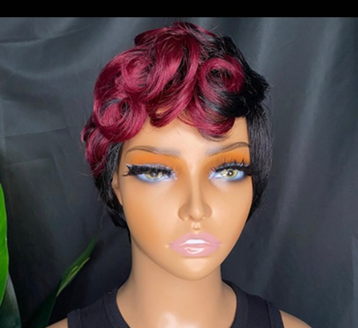 Pixie-cut Tk Highlights Wig image 1