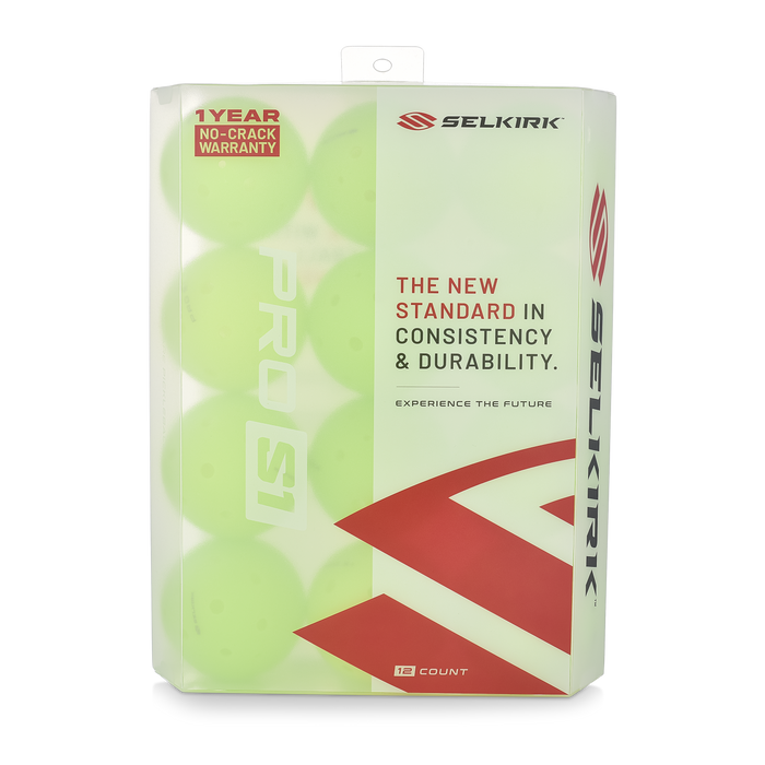 SELKIRK 12 COUNT PRO S1 THE NEW STANDARD IN CONSISTENCY & DURABILITY. EXPERIENCE THE FUTURE 1 YEAR NO-CRACK WARRANTY