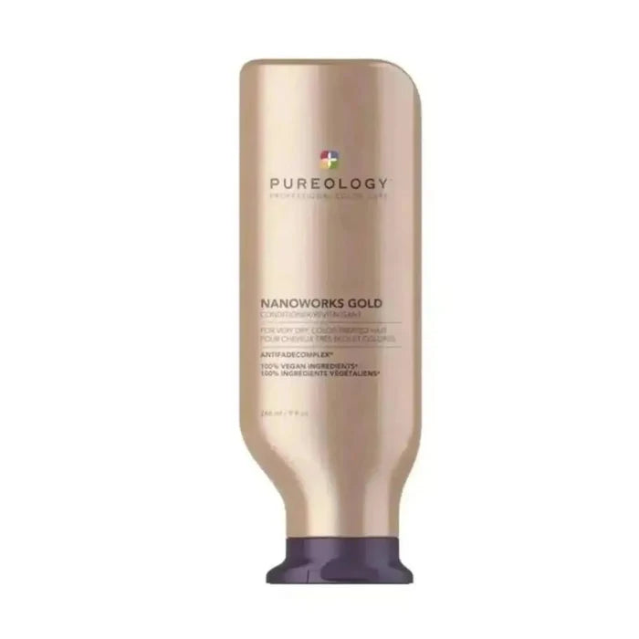 Pureology Nano Works Gold Conditioner – Youthful Softness for aging, color-treated hair | Hair Care Canada