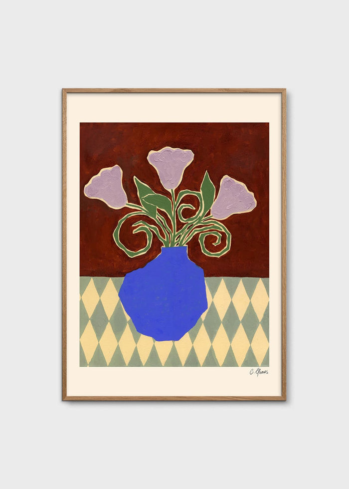 Purple Flowers by Carla Llanos