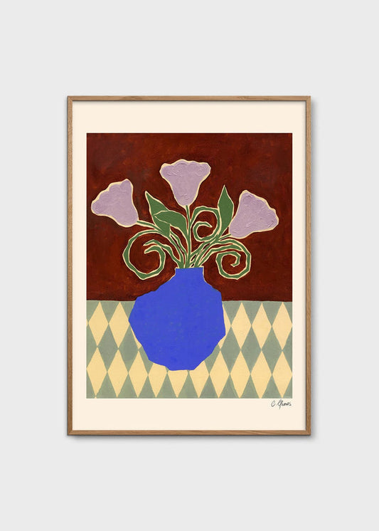 Purple Flowers by Carla Llanos