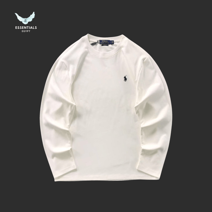 Ralph Lauren Sweatshirt – Minimal Logo Crewneck - ESSENTIALS EGYPT