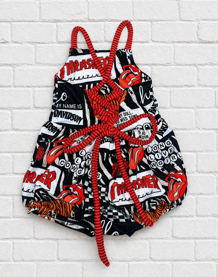 Rock n Roll Snapdragon Romper
