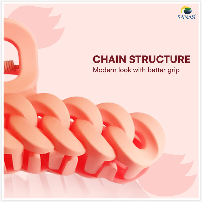 SANAS fashionable claw clips for office and party hairstyles