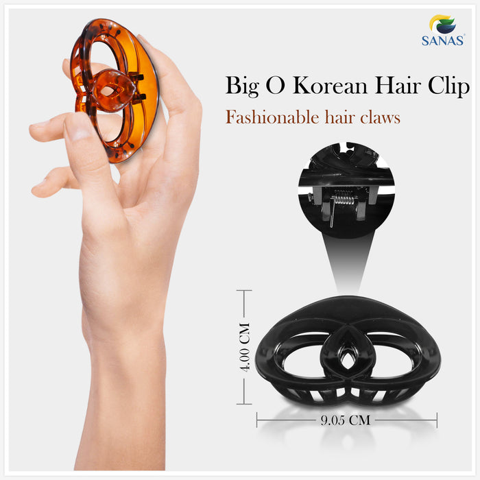 Premium acrylic claw clips for women