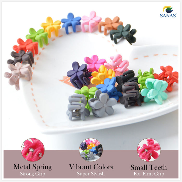 Korean Style Mini Butterfly Hair Clips for Kids and Women