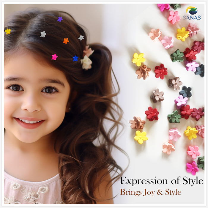 Butterfly Beads Hair Clips for Braids Ponytails and Buns