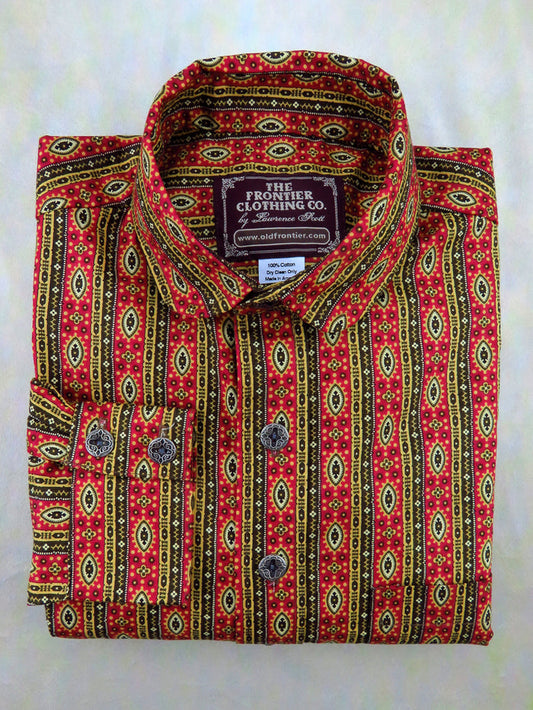 Santa Fe Red Stripe Dakota Shirt
