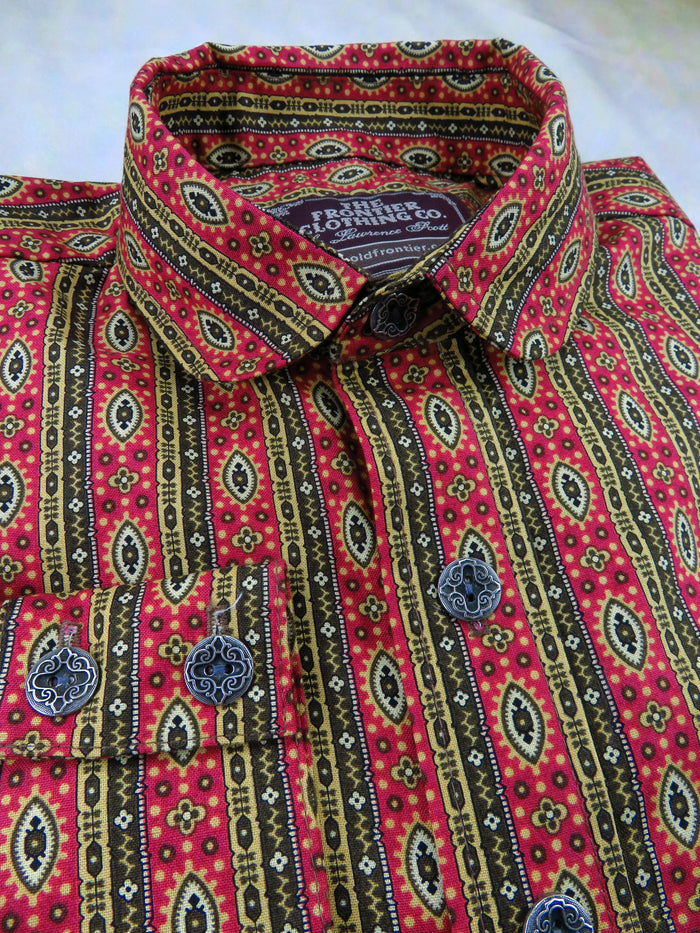Santa Fe Red Stripe Dakota Shirt