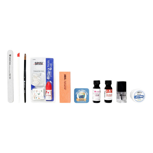 Sassi Professional Acrylic Kit 12 Items - ikatehouse