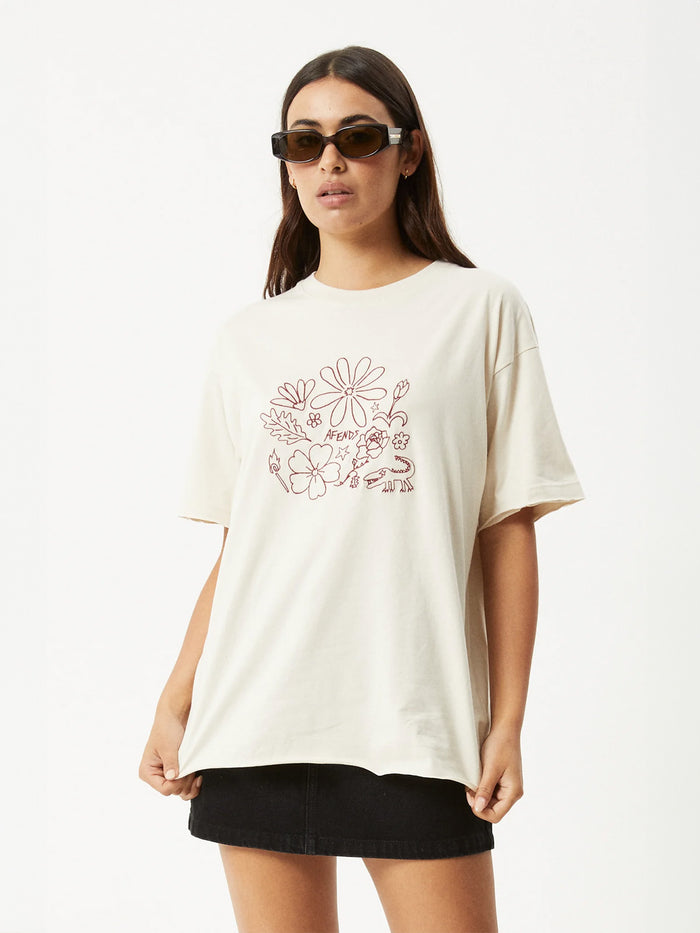 Shapes - Recycled Oversized Tee | Moonbeam-Image 1