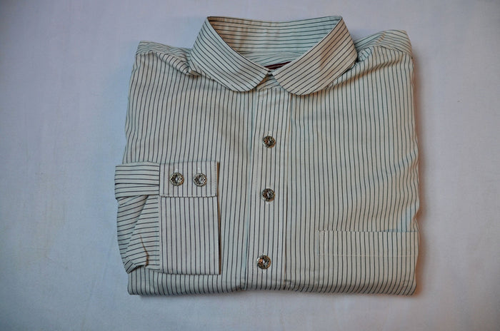 Sky Blue with Black Stripe Men's Dakota Shirt