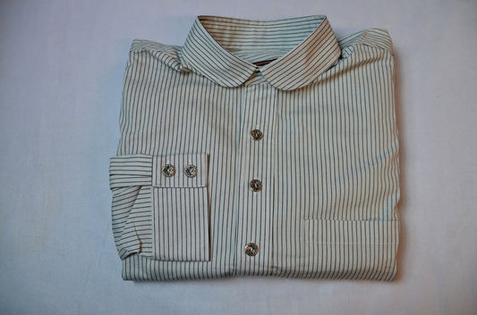 Sky Blue with Black Stripe Men's Dakota Shirt